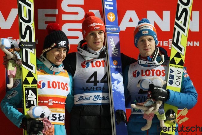 Top 3: Kamil Stoch, Andreas Wellinger, Michael Hayböck