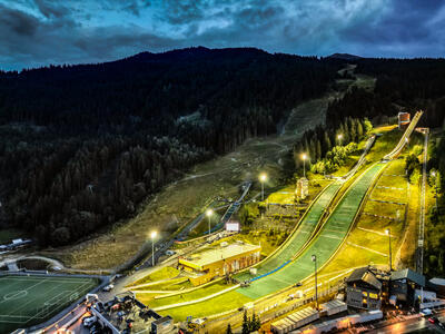 Courchevel - Schanze Tremplin le Praz
