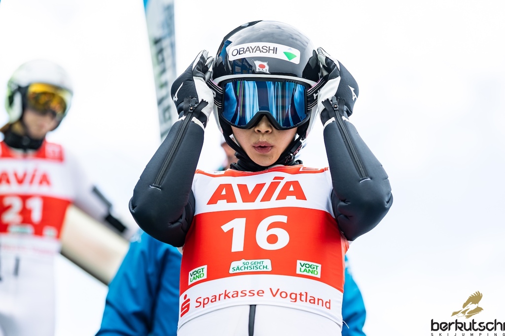 23.10.2026, Vogtland Arena, Klingenthal, GER, FIS Weltcup Ski Sprung, Sommer Grand Prix, Klingenthal, Damen, Einzelbewerb, Qualifikation, im Bild Haruka Iwasa (JPN) // Haruka Iwasa (JPN) during the qualification for the women individual competition of Ski Jumping Summer Grand Prix of the FIS Ski Jumping World Cup in Klingenthal, Germany on 2026/10/23. EXPA Pictures © 2026, PhotoCredit: EXPA/ Tadeusz Mieczynski