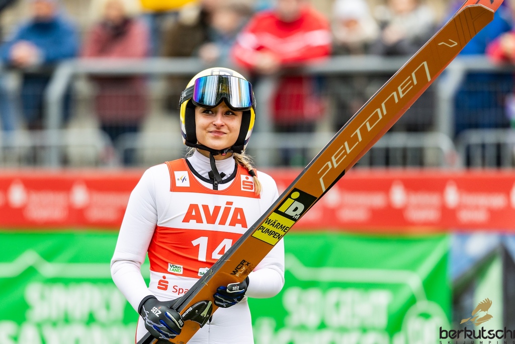 23.10.2026, Vogtland Arena, Klingenthal, GER, FIS Weltcup Ski Sprung, Sommer Grand Prix, Klingenthal, Damen, Einzelbewerb, Qualifikation, im Bild Julia Aikia (FIN) // Julia Aikia (FIN) during the qualification for the women individual competition of Ski Jumping Summer Grand Prix of the FIS Ski Jumping World Cup in Klingenthal, Germany on 2026/10/23. EXPA Pictures © 2026, PhotoCredit: EXPA/ Tadeusz Mieczynski