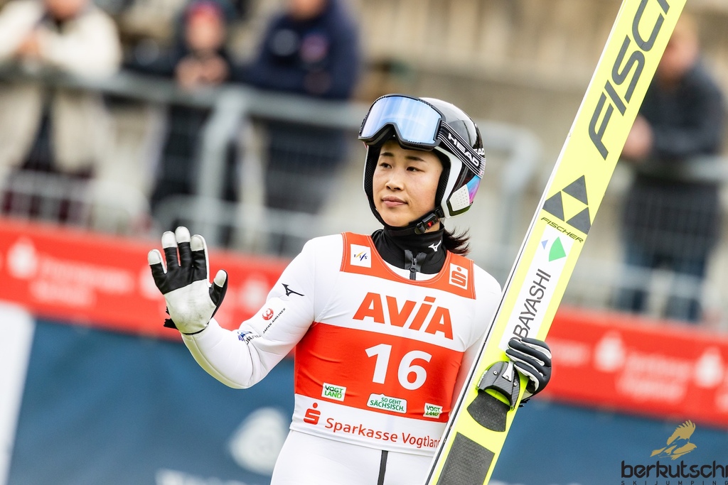 23.10.2026, Vogtland Arena, Klingenthal, GER, FIS Weltcup Ski Sprung, Sommer Grand Prix, Klingenthal, Damen, Einzelbewerb, Qualifikation, im Bild Haruka Iwasa (JPN) // Haruka Iwasa (JPN) during the qualification for the women individual competition of Ski Jumping Summer Grand Prix of the FIS Ski Jumping World Cup in Klingenthal, Germany on 2026/10/23. EXPA Pictures © 2026, PhotoCredit: EXPA/ Tadeusz Mieczynski
