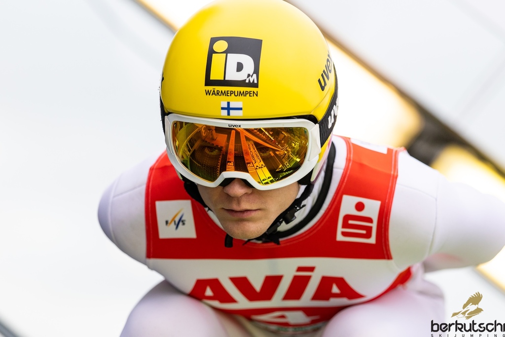 23.10.2026, Vogtland Arena, Klingenthal, GER, FIS Weltcup Ski Sprung, Sommer Grand Prix, Klingenthal, Herren, Einzelbewerb, Qualifikation, im Bild Antti Aalto (FIN) // Antti Aalto (FIN) during the qualification for the men individual competition of Ski Jumping Summer Grand Prix of the FIS Ski Jumping World Cup in Klingenthal, Germany on 2026/10/23. EXPA Pictures © 2026, PhotoCredit: EXPA/ Tadeusz Mieczynski