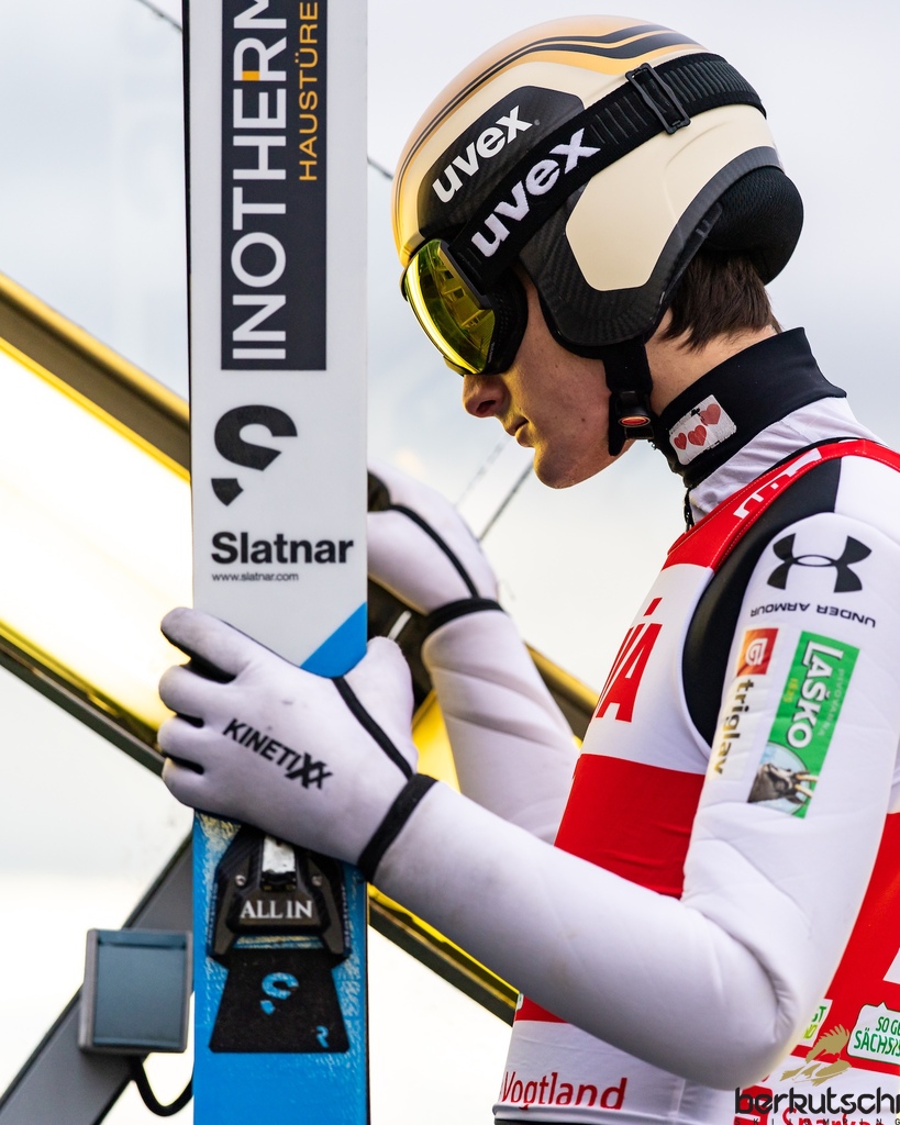 23.10.2026, Vogtland Arena, Klingenthal, GER, FIS Weltcup Ski Sprung, Sommer Grand Prix, Klingenthal, Herren, Einzelbewerb, Qualifikation, im Bild Domen Prevc (SLO) // Domen Prevc (SLO) during the qualification for the men individual competition of Ski Jumping Summer Grand Prix of the FIS Ski Jumping World Cup in Klingenthal, Germany on 2026/10/23. EXPA Pictures © 2026, PhotoCredit: EXPA/ Tadeusz Mieczynski