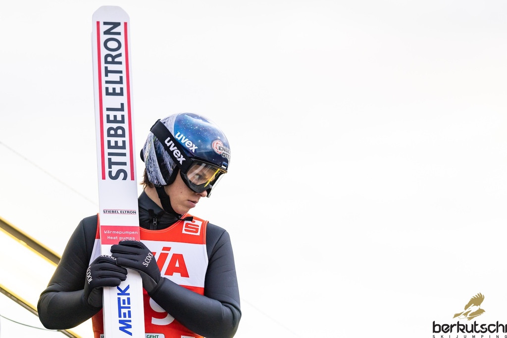 23.10.2026, Vogtland Arena, Klingenthal, GER, FIS Weltcup Ski Sprung, Sommer Grand Prix, Klingenthal, Herren, Einzelbewerb, Qualifikation, im Bild Artti Aigro (EST) // Artti Aigro (EST) during the qualification for the men individual competition of Ski Jumping Summer Grand Prix of the FIS Ski Jumping World Cup in Klingenthal, Germany on 2026/10/23. EXPA Pictures © 2026, PhotoCredit: EXPA/ Tadeusz Mieczynski
