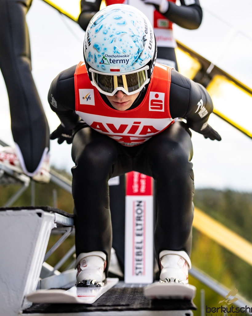 23.10.2026, Vogtland Arena, Klingenthal, GER, FIS Weltcup Ski Sprung, Sommer Grand Prix, Klingenthal, Herren, Einzelbewerb, Qualifikation, im Bild Klemens Joniak (POL) // Klemens Joniak (POL) during the qualification for the men individual competition of Ski Jumping Summer Grand Prix of the FIS Ski Jumping World Cup in Klingenthal, Germany on 2026/10/23. EXPA Pictures © 2026, PhotoCredit: EXPA/ Tadeusz Mieczynski
