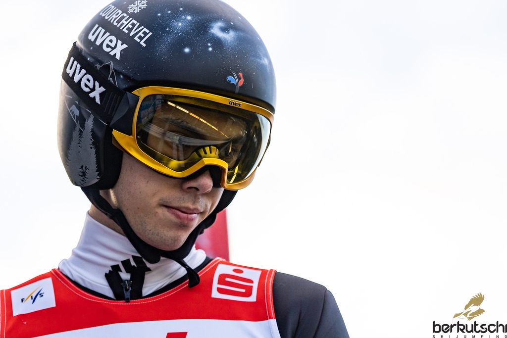 23.10.2026, Vogtland Arena, Klingenthal, GER, FIS Weltcup Ski Sprung, Sommer Grand Prix, Klingenthal, Herren, Einzelbewerb, Qualifikation, im Bild Valentin Foubert (FRA) // Valentin Foubert (FRA) during the qualification for the men individual competition of Ski Jumping Summer Grand Prix of the FIS Ski Jumping World Cup in Klingenthal, Germany on 2026/10/23. EXPA Pictures © 2026, PhotoCredit: EXPA/ Tadeusz Mieczynski