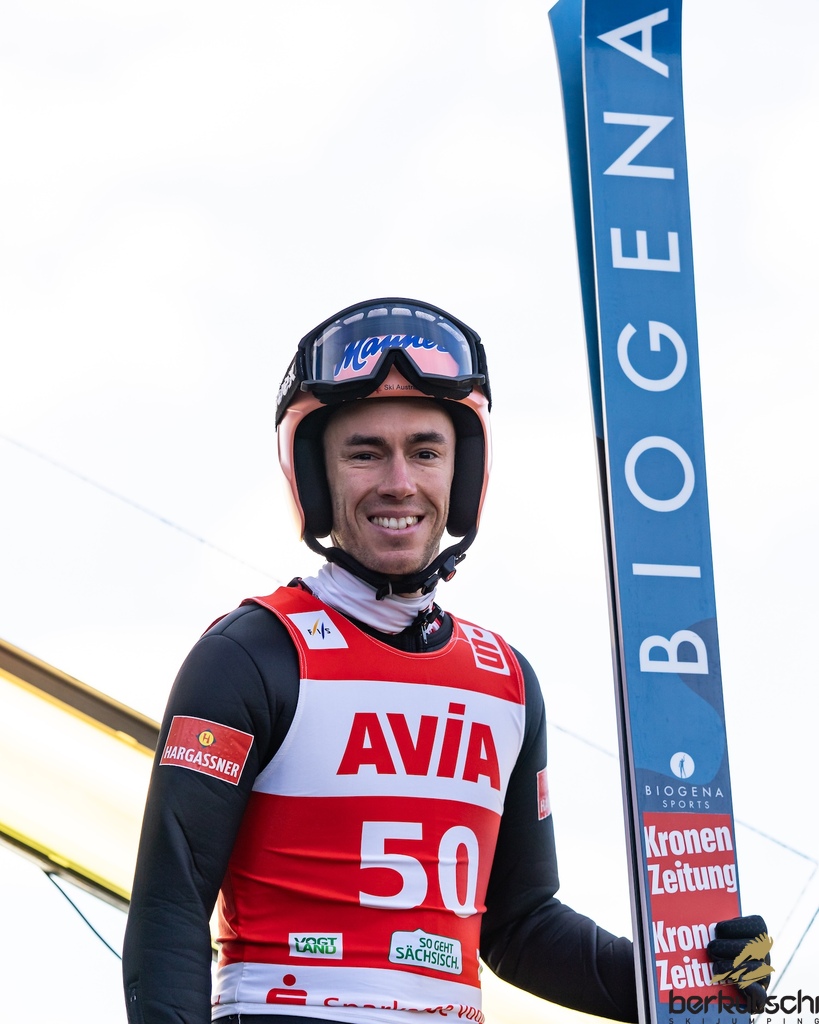 23.10.2026, Vogtland Arena, Klingenthal, GER, FIS Weltcup Ski Sprung, Sommer Grand Prix, Klingenthal, Herren, Einzelbewerb, Qualifikation, im Bild Stefan Kraft (AUT) // Stefan Kraft (AUT) during the qualification for the men individual competition of Ski Jumping Summer Grand Prix of the FIS Ski Jumping World Cup in Klingenthal, Germany on 2026/10/23. EXPA Pictures © 2026, PhotoCredit: EXPA/ Tadeusz Mieczynski