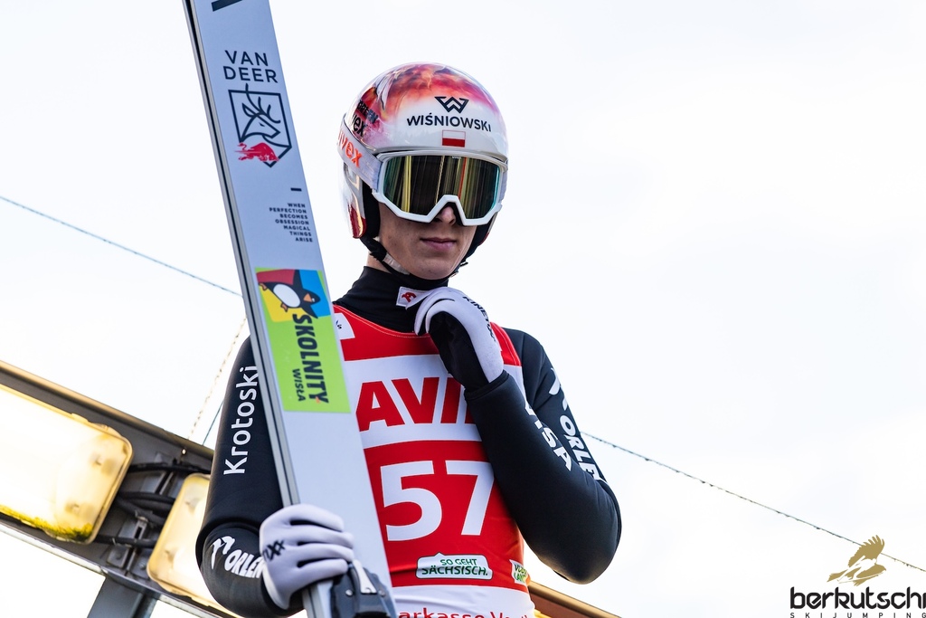 23.10.2026, Vogtland Arena, Klingenthal, GER, FIS Weltcup Ski Sprung, Sommer Grand Prix, Klingenthal, Herren, Einzelbewerb, Qualifikation, im Bild Pawel Wasek (POL) // Pawel Wasek (POL) during the qualification for the men individual competition of Ski Jumping Summer Grand Prix of the FIS Ski Jumping World Cup in Klingenthal, Germany on 2026/10/23. EXPA Pictures © 2026, PhotoCredit: EXPA/ Tadeusz Mieczynski