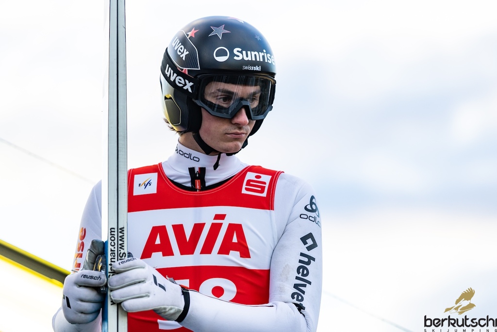 23.10.2026, Vogtland Arena, Klingenthal, GER, FIS Weltcup Ski Sprung, Sommer Grand Prix, Klingenthal, Herren, Einzelbewerb, Qualifikation, im Bild Juri Kesseli (SUI) // Juri Kesseli (SUI) during the qualification for the men individual competition of Ski Jumping Summer Grand Prix of the FIS Ski Jumping World Cup in Klingenthal, Germany on 2026/10/23. EXPA Pictures © 2026, PhotoCredit: EXPA/ Tadeusz Mieczynski