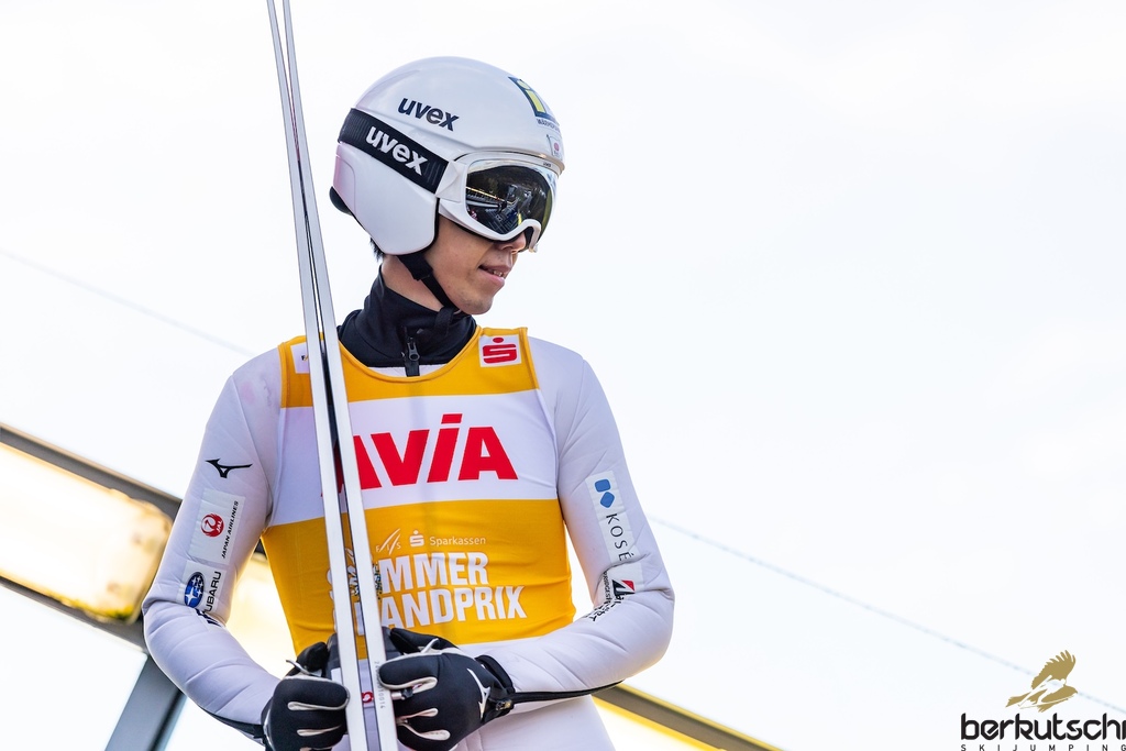 23.10.2026, Vogtland Arena, Klingenthal, GER, FIS Weltcup Ski Sprung, Sommer Grand Prix, Klingenthal, Herren, Einzelbewerb, Qualifikation, im Bild Naoki Nakamura (JPN) // Naoki Nakamura (JPN) during the qualification for the men individual competition of Ski Jumping Summer Grand Prix of the FIS Ski Jumping World Cup in Klingenthal, Germany on 2026/10/23. EXPA Pictures © 2026, PhotoCredit: EXPA/ Tadeusz Mieczynski