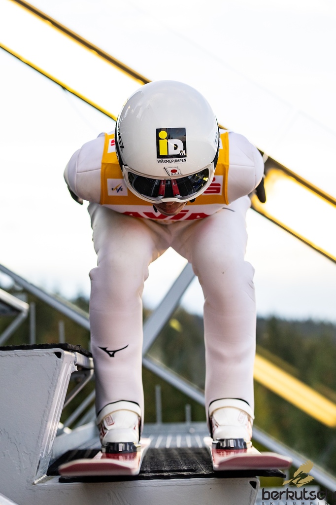 23.10.2026, Vogtland Arena, Klingenthal, GER, FIS Weltcup Ski Sprung, Sommer Grand Prix, Klingenthal, Herren, Einzelbewerb, Qualifikation, im Bild Naoki Nakamura (JPN) // Naoki Nakamura (JPN) during the qualification for the men individual competition of Ski Jumping Summer Grand Prix of the FIS Ski Jumping World Cup in Klingenthal, Germany on 2026/10/23. EXPA Pictures © 2026, PhotoCredit: EXPA/ Tadeusz Mieczynski