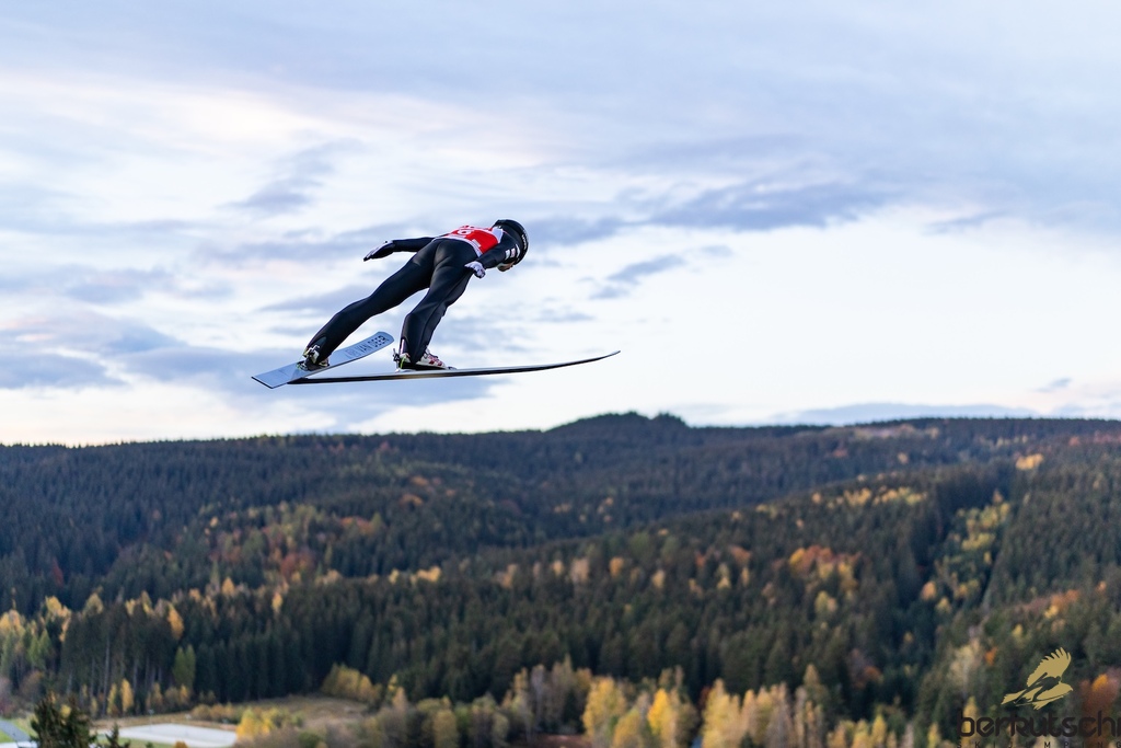 23.10.2026, Vogtland Arena, Klingenthal, GER, FIS Weltcup Ski Sprung, Sommer Grand Prix, Klingenthal, Herren, Einzelbewerb, Qualifikation, im Bild Ari Repellin (FRA) // Ari Repellin (FRA) during the qualification for the men individual competition of Ski Jumping Summer Grand Prix of the FIS Ski Jumping World Cup in Klingenthal, Germany on 2026/10/23. EXPA Pictures © 2026, PhotoCredit: EXPA/ Tadeusz Mieczynski
