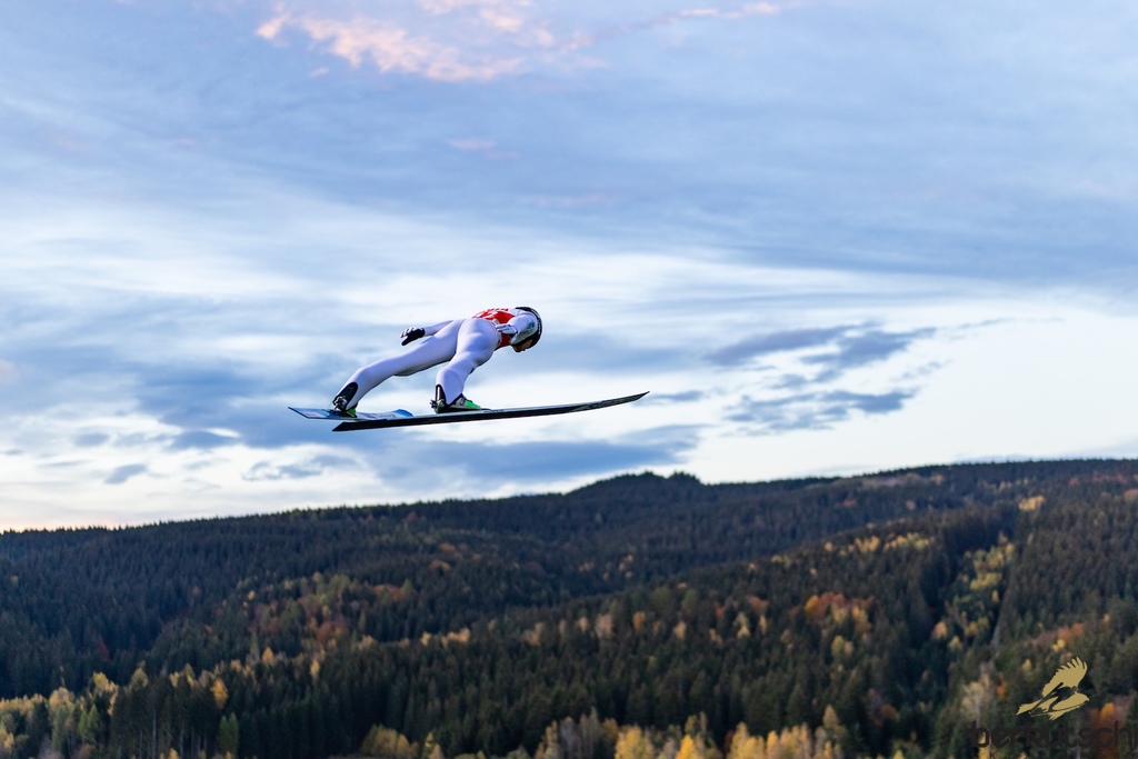 23.10.2026, Vogtland Arena, Klingenthal, GER, FIS Weltcup Ski Sprung, Sommer Grand Prix, Klingenthal, Herren, Einzelbewerb, Qualifikation, im Bild Anze Lanisek (SLO) // Anze Lanisek (SLO) during the qualification for the men individual competition of Ski Jumping Summer Grand Prix of the FIS Ski Jumping World Cup in Klingenthal, Germany on 2026/10/23. EXPA Pictures © 2026, PhotoCredit: EXPA/ Tadeusz Mieczynski