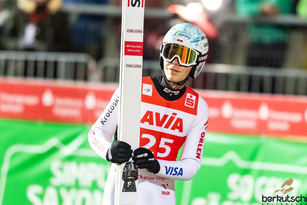 23.10.2026, Vogtland Arena, Klingenthal, GER, FIS Weltcup Ski Sprung, Sommer Grand Prix, Klingenthal, Herren, Einzelbewerb, Qualifikation, im Bild Klemens Joniak (POL) // Klemens Joniak (POL) during the qualification for the men individual competition of Ski Jumping Summer Grand Prix of the FIS Ski Jumping World Cup in Klingenthal, Germany on 2026/10/23. EXPA Pictures © 2026, PhotoCredit: EXPA/ Tadeusz Mieczynski