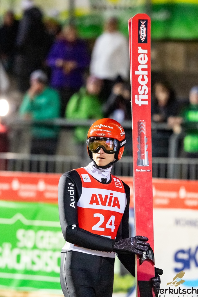 23.10.2026, Vogtland Arena, Klingenthal, GER, FIS Weltcup Ski Sprung, Sommer Grand Prix, Klingenthal, Herren, Einzelbewerb, Qualifikation, im Bild Karl Geiger (GER) // Karl Geiger (GER) during the qualification for the men individual competition of Ski Jumping Summer Grand Prix of the FIS Ski Jumping World Cup in Klingenthal, Germany on 2026/10/23. EXPA Pictures © 2026, PhotoCredit: EXPA/ Tadeusz Mieczynski