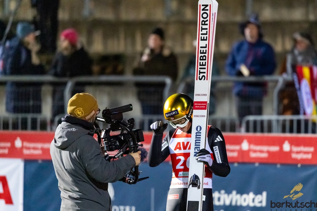23.10.2026, Vogtland Arena, Klingenthal, GER, FIS Weltcup Ski Sprung, Sommer Grand Prix, Klingenthal, Herren, Einzelbewerb, Qualifikation, im Bild Halvor Egner Granerud (NOR) // Halvor Egner Granerud (NOR) during the qualification for the men individual competition of Ski Jumping Summer Grand Prix of the FIS Ski Jumping World Cup in Klingenthal, Germany on 2026/10/23. EXPA Pictures © 2026, PhotoCredit: EXPA/ Tadeusz Mieczynski