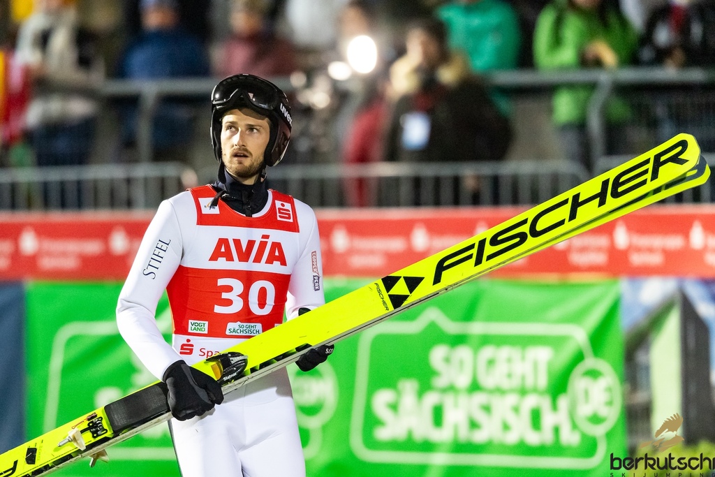 23.10.2026, Vogtland Arena, Klingenthal, GER, FIS Weltcup Ski Sprung, Sommer Grand Prix, Klingenthal, Herren, Einzelbewerb, Qualifikation, im Bild Kevin Bickner (USA) // Kevin Bickner (USA) during the qualification for the men individual competition of Ski Jumping Summer Grand Prix of the FIS Ski Jumping World Cup in Klingenthal, Germany on 2026/10/23. EXPA Pictures © 2026, PhotoCredit: EXPA/ Tadeusz Mieczynski