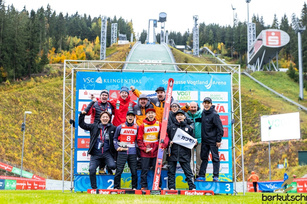 24.10.2026, Vogtland Arena, Klingenthal, GER, FIS Weltcup Ski Sprung, Sommer Grand Prix, Klingenthal, Herren, Einzelbewerb, im Bild Naoki Nakamura (JPN) // Naoki Nakamura (JPN) during the men individual competition of Ski Jumping Summer Grand Prix of the FIS Ski Jumping World Cup in Klingenthal, Germany on 2026/10/24. EXPA Pictures © 2026, PhotoCredit: EXPA/ Tadeusz Mieczynski