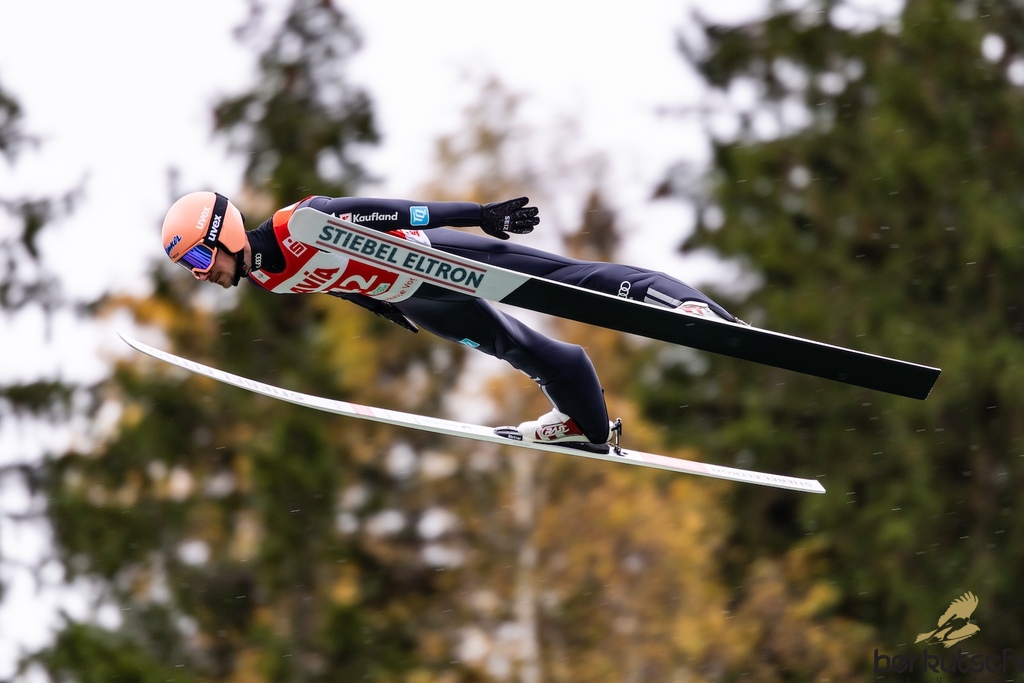 24.10.2026, Vogtland Arena, Klingenthal, GER, FIS Weltcup Ski Sprung, Sommer Grand Prix, Klingenthal, Herren, Einzelbewerb, im Bild Felix Hoffmann (GER) // Felix Hoffmann (GER) during the men individual competition of Ski Jumping Summer Grand Prix of the FIS Ski Jumping World Cup in Klingenthal, Germany on 2026/10/24. EXPA Pictures © 2026, PhotoCredit: EXPA/ Tadeusz Mieczynski