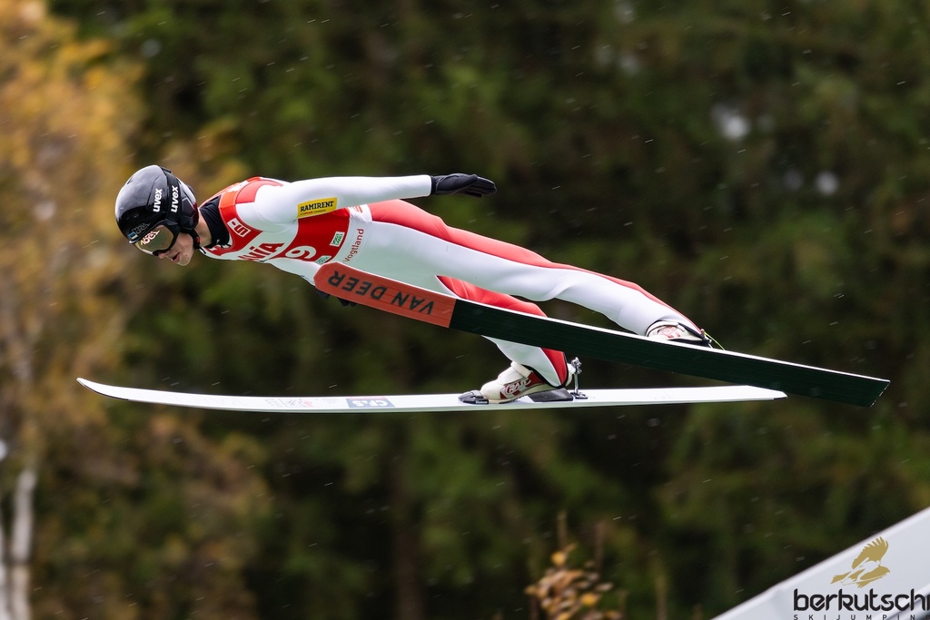 24.10.2026, Vogtland Arena, Klingenthal, GER, FIS Weltcup Ski Sprung, Sommer Grand Prix, Klingenthal, Herren, Einzelbewerb, im Bild Kaimar Vagul (EST) // Kaimar Vagul (EST) during the men individual competition of Ski Jumping Summer Grand Prix of the FIS Ski Jumping World Cup in Klingenthal, Germany on 2026/10/24. EXPA Pictures © 2026, PhotoCredit: EXPA/ Tadeusz Mieczynski