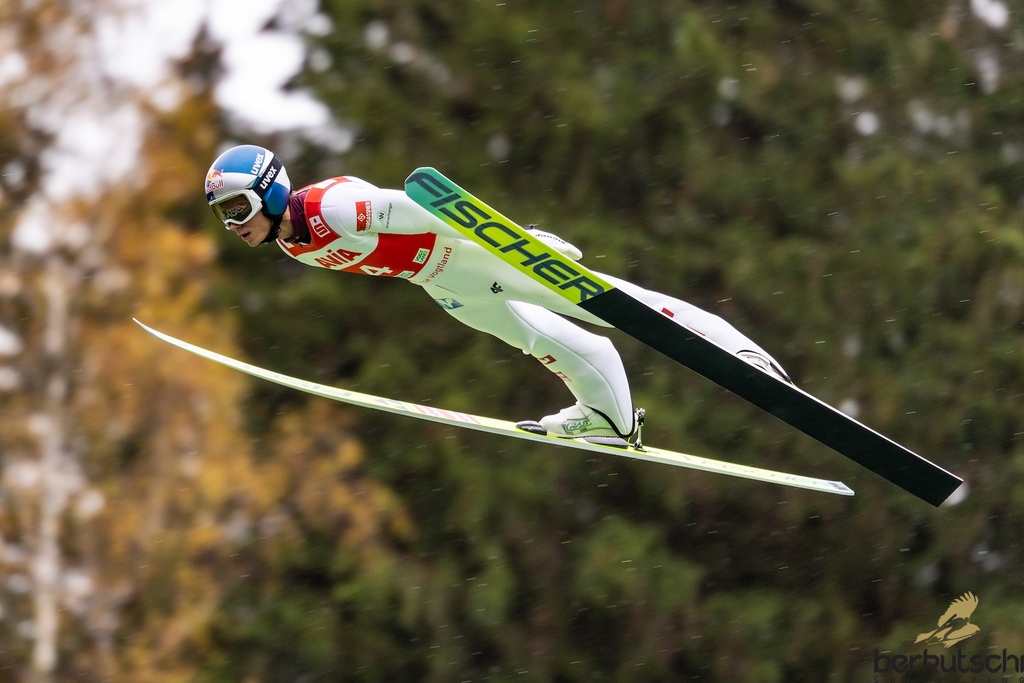 24.10.2026, Vogtland Arena, Klingenthal, GER, FIS Weltcup Ski Sprung, Sommer Grand Prix, Klingenthal, Herren, Einzelbewerb, im Bild Stephan Embacher (AUT) // Stephan Embacher (AUT) during the men individual competition of Ski Jumping Summer Grand Prix of the FIS Ski Jumping World Cup in Klingenthal, Germany on 2026/10/24. EXPA Pictures © 2026, PhotoCredit: EXPA/ Tadeusz Mieczynski