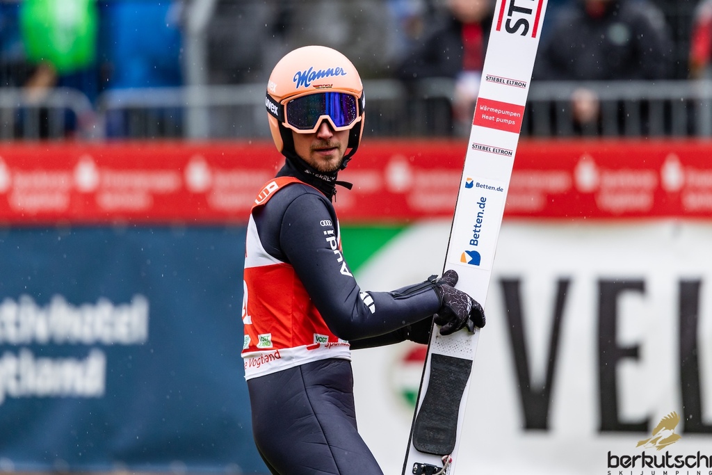 24.10.2026, Vogtland Arena, Klingenthal, GER, FIS Weltcup Ski Sprung, Sommer Grand Prix, Klingenthal, Herren, Einzelbewerb, im Bild Felix Hoffmann (GER) // Felix Hoffmann (GER) during the men individual competition of Ski Jumping Summer Grand Prix of the FIS Ski Jumping World Cup in Klingenthal, Germany on 2026/10/24. EXPA Pictures © 2026, PhotoCredit: EXPA/ Tadeusz Mieczynski