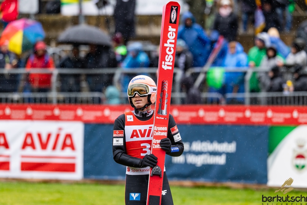 24.10.2026, Vogtland Arena, Klingenthal, GER, FIS Weltcup Ski Sprung, Sommer Grand Prix, Klingenthal, Herren, Einzelbewerb, im Bild Jan Hoerl (AUT) // Jan Hoerl (AUT) during the men individual competition of Ski Jumping Summer Grand Prix of the FIS Ski Jumping World Cup in Klingenthal, Germany on 2026/10/24. EXPA Pictures © 2026, PhotoCredit: EXPA/ Tadeusz Mieczynski