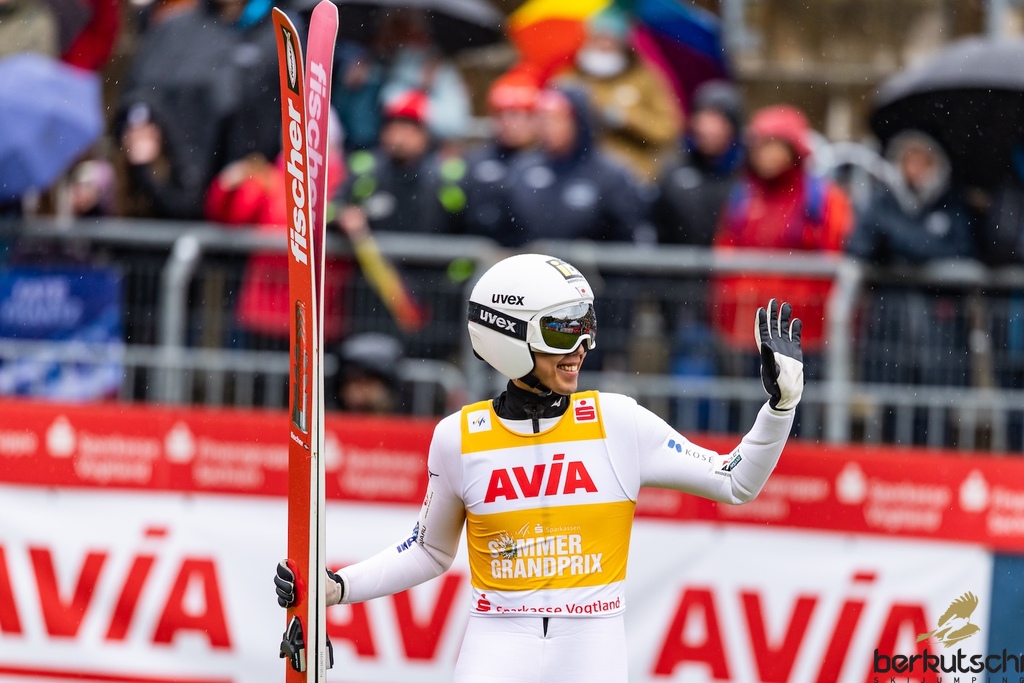 24.10.2026, Vogtland Arena, Klingenthal, GER, FIS Weltcup Ski Sprung, Sommer Grand Prix, Klingenthal, Herren, Einzelbewerb, im Bild Naoki Nakamura (JPN) // Naoki Nakamura (JPN) during the men individual competition of Ski Jumping Summer Grand Prix of the FIS Ski Jumping World Cup in Klingenthal, Germany on 2026/10/24. EXPA Pictures © 2026, PhotoCredit: EXPA/ Tadeusz Mieczynski