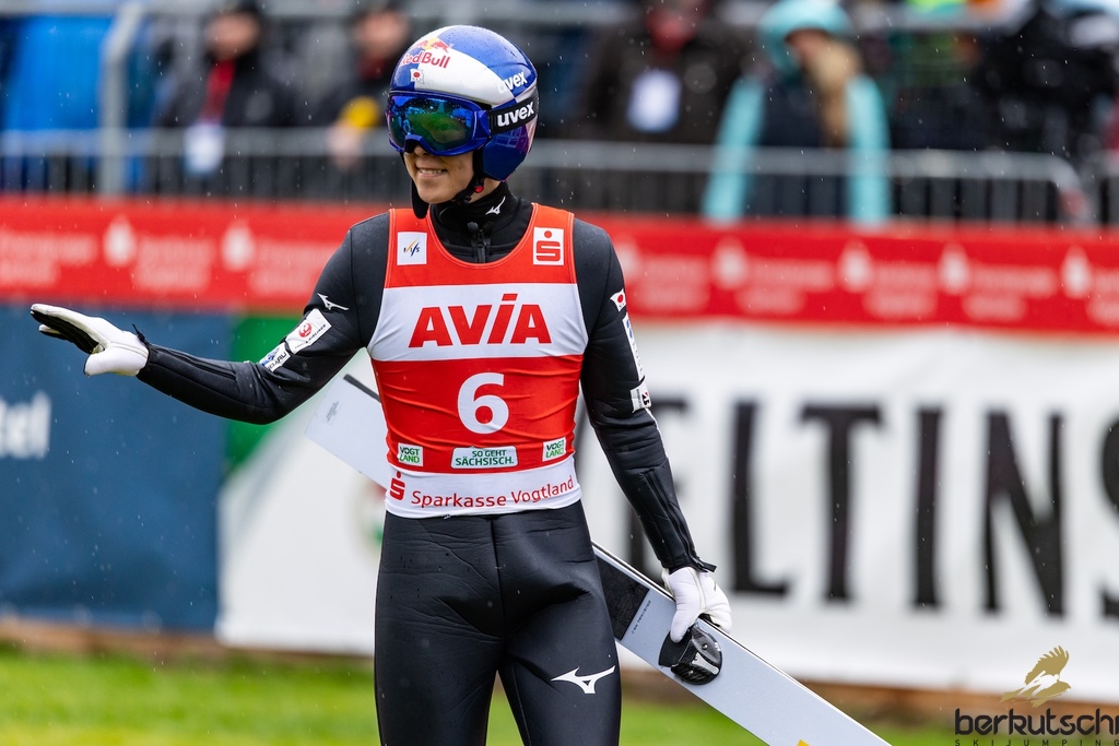 24.10.2026, Vogtland Arena, Klingenthal, GER, FIS Weltcup Ski Sprung, Sommer Grand Prix, Klingenthal, Herren, Einzelbewerb, im Bild Ryoyu Kobayashi (JPN) // Ryoyu Kobayashi (JPN) during the men individual competition of Ski Jumping Summer Grand Prix of the FIS Ski Jumping World Cup in Klingenthal, Germany on 2026/10/24. EXPA Pictures © 2026, PhotoCredit: EXPA/ Tadeusz Mieczynski