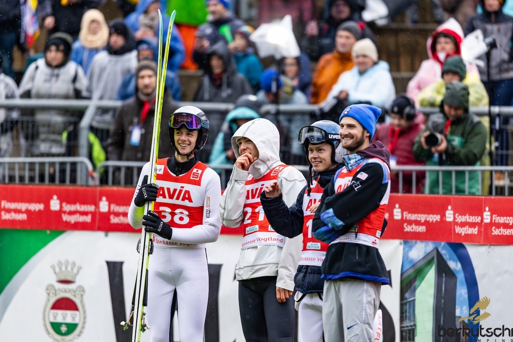 24.10.2026, Vogtland Arena, Klingenthal, GER, FIS Weltcup Ski Sprung, Sommer Grand Prix, Klingenthal, Herren, Einzelbewerb, im Bild Henry Loher (USA) // Henry Loher (USA) during the men individual competition of Ski Jumping Summer Grand Prix of the FIS Ski Jumping World Cup in Klingenthal, Germany on 2026/10/24. EXPA Pictures © 2026, PhotoCredit: EXPA/ Tadeusz Mieczynski