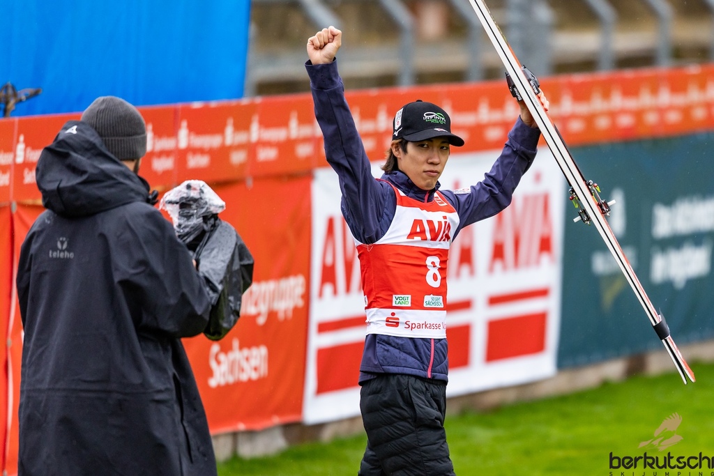 24.10.2026, Vogtland Arena, Klingenthal, GER, FIS Weltcup Ski Sprung, Sommer Grand Prix, Klingenthal, Herren, Einzelbewerb, im Bild Ren Nikaido (JPN) // Ren Nikaido (JPN) during the men individual competition of Ski Jumping Summer Grand Prix of the FIS Ski Jumping World Cup in Klingenthal, Germany on 2026/10/24. EXPA Pictures © 2026, PhotoCredit: EXPA/ Tadeusz Mieczynski