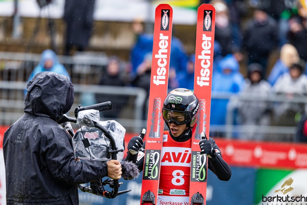 24.10.2026, Vogtland Arena, Klingenthal, GER, FIS Weltcup Ski Sprung, Sommer Grand Prix, Klingenthal, Herren, Einzelbewerb, im Bild Ren Nikaido (JPN) // Ren Nikaido (JPN) during the men individual competition of Ski Jumping Summer Grand Prix of the FIS Ski Jumping World Cup in Klingenthal, Germany on 2026/10/24. EXPA Pictures © 2026, PhotoCredit: EXPA/ Tadeusz Mieczynski