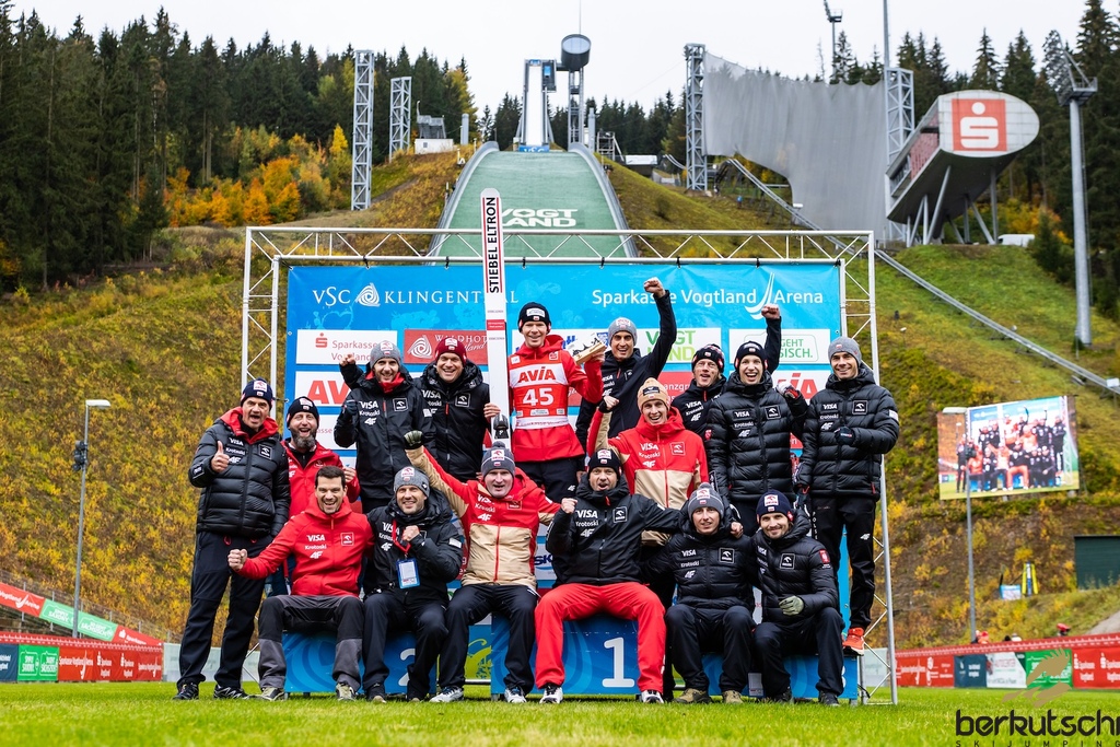24.10.2026, Vogtland Arena, Klingenthal, GER, FIS Weltcup Ski Sprung, Sommer Grand Prix, Klingenthal, Herren, Einzelbewerb, im Bild Klemens Joniak (POL) // Klemens Joniak (POL) during the men individual competition of Ski Jumping Summer Grand Prix of the FIS Ski Jumping World Cup in Klingenthal, Germany on 2026/10/24. EXPA Pictures © 2026, PhotoCredit: EXPA/ Tadeusz Mieczynski