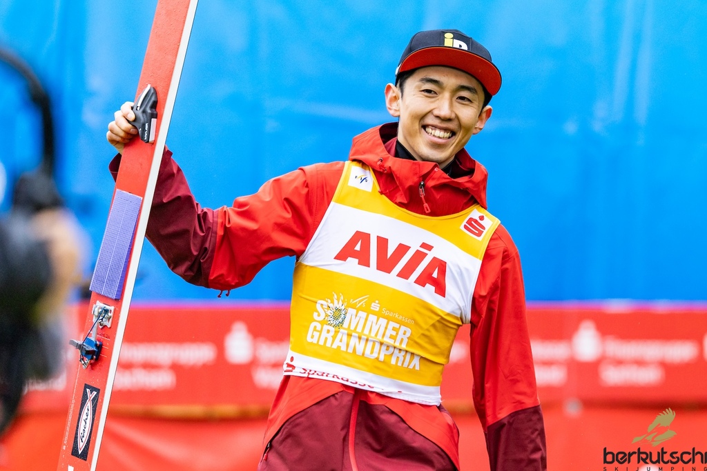 24.10.2026, Vogtland Arena, Klingenthal, GER, FIS Weltcup Ski Sprung, Sommer Grand Prix, Klingenthal, Herren, Einzelbewerb, im Bild Naoki Nakamura (JPN) // Naoki Nakamura (JPN) during the men individual competition of Ski Jumping Summer Grand Prix of the FIS Ski Jumping World Cup in Klingenthal, Germany on 2026/10/24. EXPA Pictures © 2026, PhotoCredit: EXPA/ Tadeusz Mieczynski