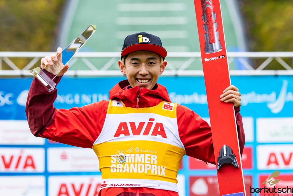 24.10.2026, Vogtland Arena, Klingenthal, GER, FIS Weltcup Ski Sprung, Sommer Grand Prix, Klingenthal, Herren, Einzelbewerb, im Bild Naoki Nakamura (JPN) // Naoki Nakamura (JPN) during the men individual competition of Ski Jumping Summer Grand Prix of the FIS Ski Jumping World Cup in Klingenthal, Germany on 2026/10/24. EXPA Pictures © 2026, PhotoCredit: EXPA/ Tadeusz Mieczynski