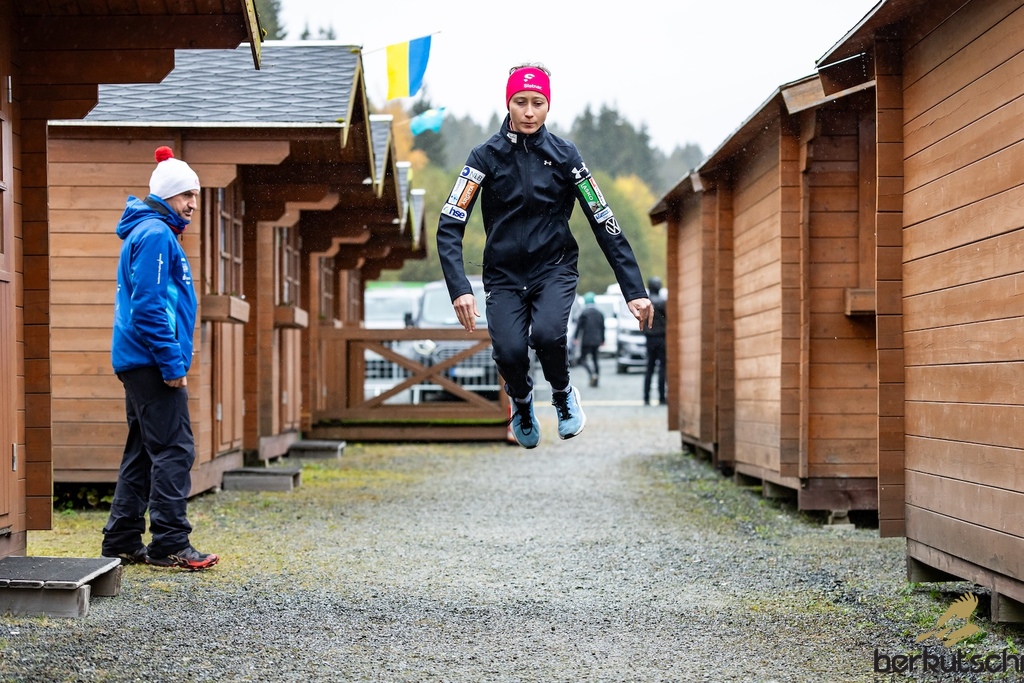 24.10.2026, Vogtland Arena, Klingenthal, GER, FIS Weltcup Ski Sprung, Sommer Grand Prix, Klingenthal, Damen, Einzelbewerb, im Bild Nika Prevc (SLO) // Nika Prevc (SLO) during the women individual competition of Ski Jumping Summer Grand Prix of the FIS Ski Jumping World Cup in Klingenthal, Germany on 2026/10/24. EXPA Pictures © 2026, PhotoCredit: EXPA/ Tadeusz Mieczynski