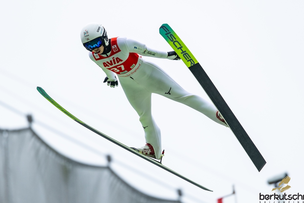 24.10.2026, Vogtland Arena, Klingenthal, GER, FIS Weltcup Ski Sprung, Sommer Grand Prix, Klingenthal, Damen, Einzelbewerb, im Bild Riko Iwasaki (JPN) // Riko Iwasaki (JPN) during the women individual competition of Ski Jumping Summer Grand Prix of the FIS Ski Jumping World Cup in Klingenthal, Germany on 2026/10/24. EXPA Pictures © 2026, PhotoCredit: EXPA/ Tadeusz Mieczynski
