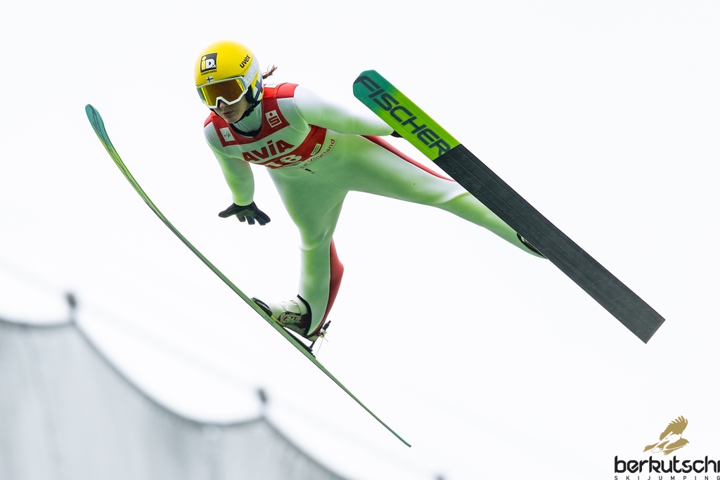 24.10.2026, Vogtland Arena, Klingenthal, GER, FIS Weltcup Ski Sprung, Sommer Grand Prix, Klingenthal, Damen, Einzelbewerb, im Bild Sofia Mattila (FIN) // Sofia Mattila (FIN) during the women individual competition of Ski Jumping Summer Grand Prix of the FIS Ski Jumping World Cup in Klingenthal, Germany on 2026/10/24. EXPA Pictures © 2026, PhotoCredit: EXPA/ Tadeusz Mieczynski