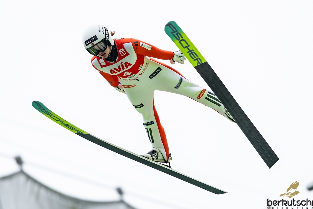 24.10.2026, Vogtland Arena, Klingenthal, GER, FIS Weltcup Ski Sprung, Sommer Grand Prix, Klingenthal, Damen, Einzelbewerb, im Bild Gyda Westvold Hansen (NOR) // Gyda Westvold Hansen (NOR) during the women individual competition of Ski Jumping Summer Grand Prix of the FIS Ski Jumping World Cup in Klingenthal, Germany on 2026/10/24. EXPA Pictures © 2026, PhotoCredit: EXPA/ Tadeusz Mieczynski