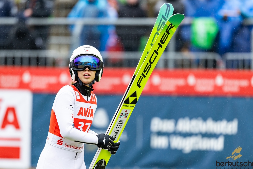 24.10.2026, Vogtland Arena, Klingenthal, GER, FIS Weltcup Ski Sprung, Sommer Grand Prix, Klingenthal, Damen, Einzelbewerb, im Bild Riko Iwasaki (JPN) // Riko Iwasaki (JPN) during the women individual competition of Ski Jumping Summer Grand Prix of the FIS Ski Jumping World Cup in Klingenthal, Germany on 2026/10/24. EXPA Pictures © 2026, PhotoCredit: EXPA/ Tadeusz Mieczynski