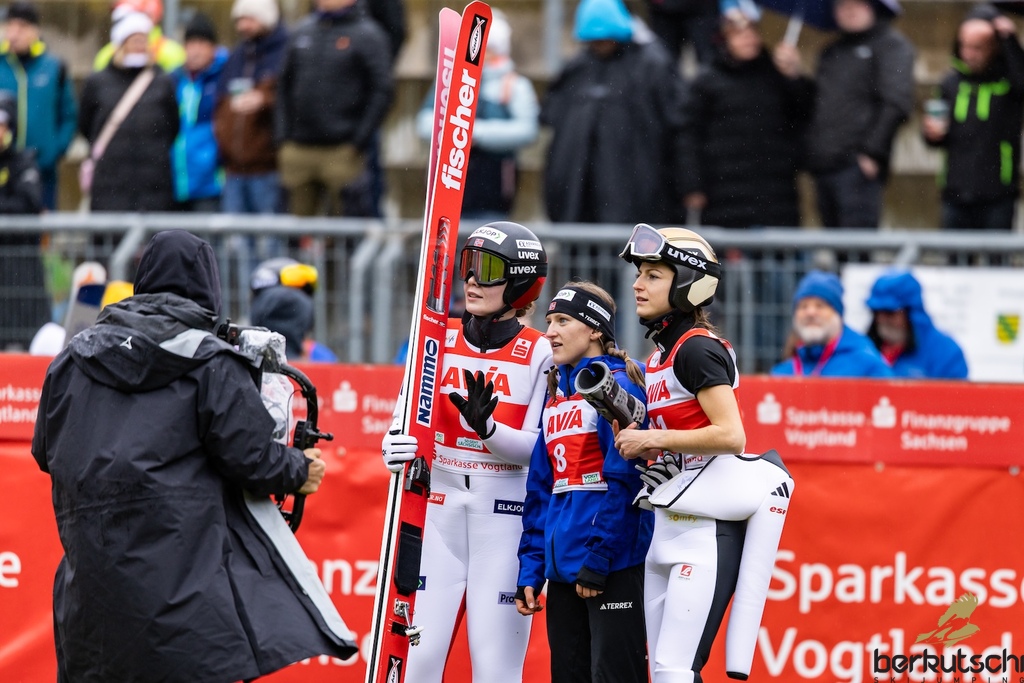 24.10.2026, Vogtland Arena, Klingenthal, GER, FIS Weltcup Ski Sprung, Sommer Grand Prix, Klingenthal, Damen, Einzelbewerb, im Bild Anna Odine Stroem (NOR) // Anna Odine Stroem (NOR) during the women individual competition of Ski Jumping Summer Grand Prix of the FIS Ski Jumping World Cup in Klingenthal, Germany on 2026/10/24. EXPA Pictures © 2026, PhotoCredit: EXPA/ Tadeusz Mieczynski