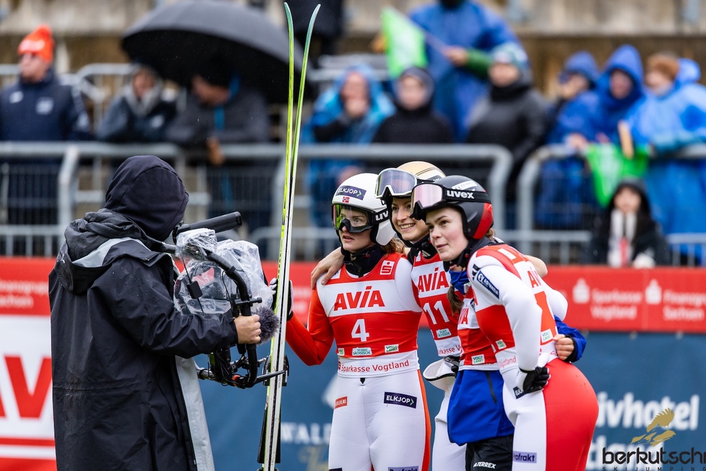 24.10.2026, Vogtland Arena, Klingenthal, GER, FIS Weltcup Ski Sprung, Sommer Grand Prix, Klingenthal, Damen, Einzelbewerb, im Bild Gyda Westvold Hansen (NOR) // Gyda Westvold Hansen (NOR) during the women individual competition of Ski Jumping Summer Grand Prix of the FIS Ski Jumping World Cup in Klingenthal, Germany on 2026/10/24. EXPA Pictures © 2026, PhotoCredit: EXPA/ Tadeusz Mieczynski