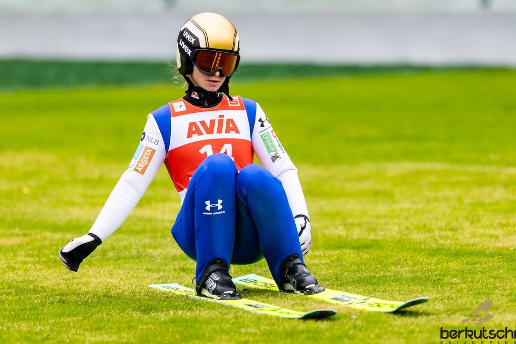 24.10.2026, Vogtland Arena, Klingenthal, GER, FIS Weltcup Ski Sprung, Sommer Grand Prix, Klingenthal, Damen, Einzelbewerb, im Bild Nika Vodan (SLO) // Nika Vodan (SLO) during the women individual competition of Ski Jumping Summer Grand Prix of the FIS Ski Jumping World Cup in Klingenthal, Germany on 2026/10/24. EXPA Pictures © 2026, PhotoCredit: EXPA/ Tadeusz Mieczynski