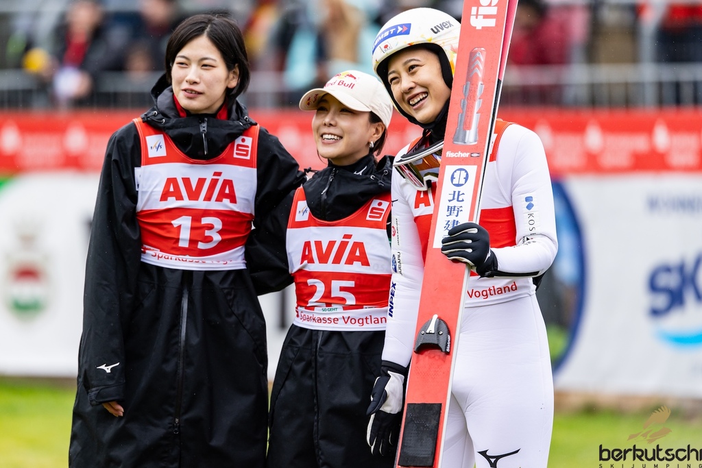 24.10.2026, Vogtland Arena, Klingenthal, GER, FIS Weltcup Ski Sprung, Sommer Grand Prix, Klingenthal, Damen, Einzelbewerb, im Bild Riko Iwasaki (JPN) // Riko Iwasaki (JPN) during the women individual competition of Ski Jumping Summer Grand Prix of the FIS Ski Jumping World Cup in Klingenthal, Germany on 2026/10/24. EXPA Pictures © 2026, PhotoCredit: EXPA/ Tadeusz Mieczynski