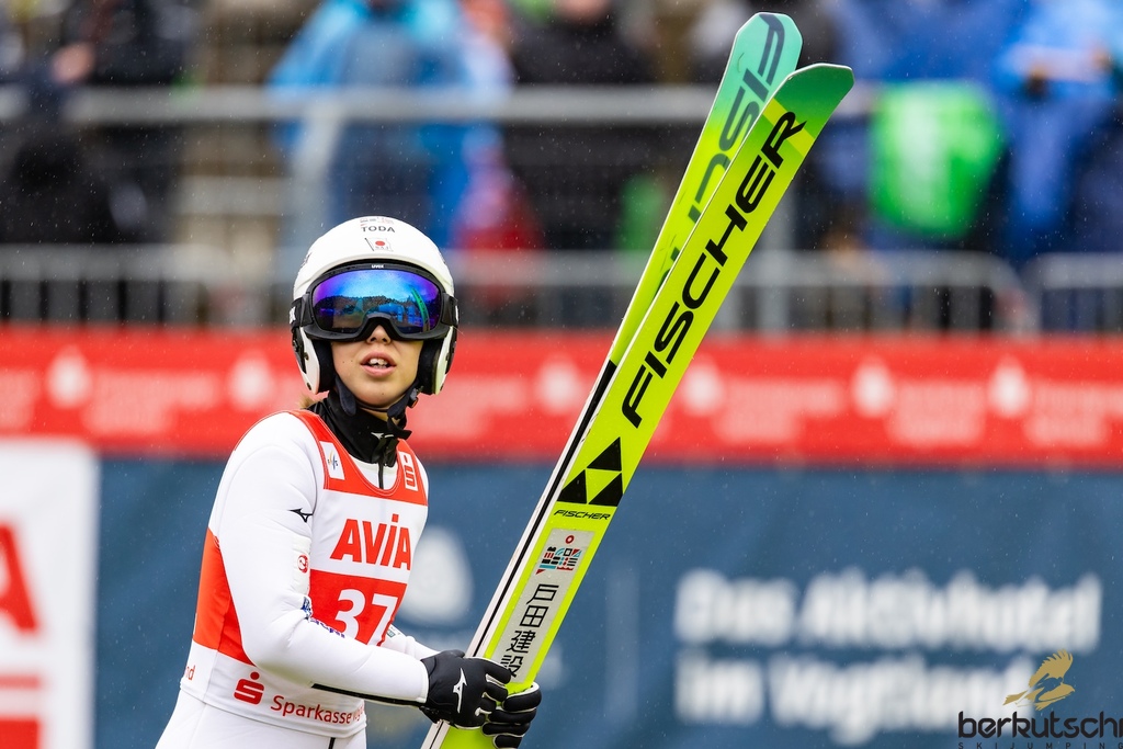 24.10.2026, Vogtland Arena, Klingenthal, GER, FIS Weltcup Ski Sprung, Sommer Grand Prix, Klingenthal, Damen, Einzelbewerb, im Bild Riko Iwasaki (JPN) // Riko Iwasaki (JPN) during the women individual competition of Ski Jumping Summer Grand Prix of the FIS Ski Jumping World Cup in Klingenthal, Germany on 2026/10/24. EXPA Pictures © 2026, PhotoCredit: EXPA/ Tadeusz Mieczynski