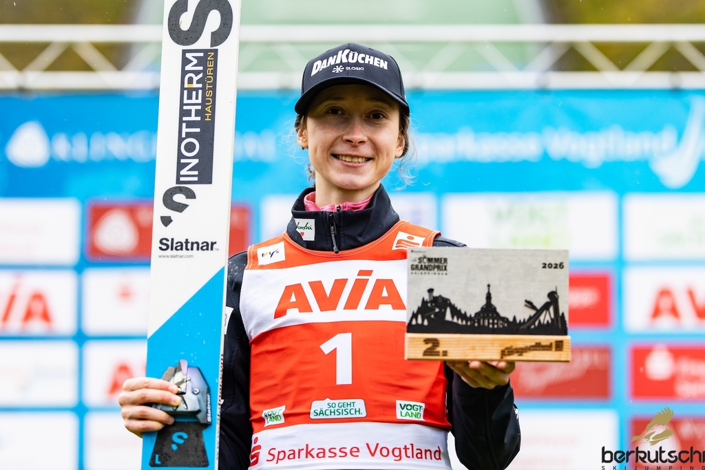 24.10.2026, Vogtland Arena, Klingenthal, GER, FIS Weltcup Ski Sprung, Sommer Grand Prix, Klingenthal, Damen, Einzelbewerb, im Bild Nika Prevc (SLO) // Nika Prevc (SLO) during the women individual competition of Ski Jumping Summer Grand Prix of the FIS Ski Jumping World Cup in Klingenthal, Germany on 2026/10/24. EXPA Pictures © 2026, PhotoCredit: EXPA/ Tadeusz Mieczynski