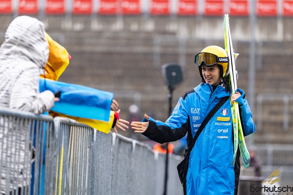 25.10.2026, Vogtland Arena, Klingenthal, GER, FIS Weltcup Ski Sprung, Sommer Grand Prix, Klingenthal, Herren, Teambewerb, im Bild Jessica Malsiner (ITA) // Jessica Malsiner (ITA) during the team competition of Ski Jumping Summer Grand Prix of the FIS Ski Jumping World Cup in Klingenthal, Germany on 2026/10/25. EXPA Pictures © 2026, PhotoCredit: EXPA/ Tadeusz Mieczynski