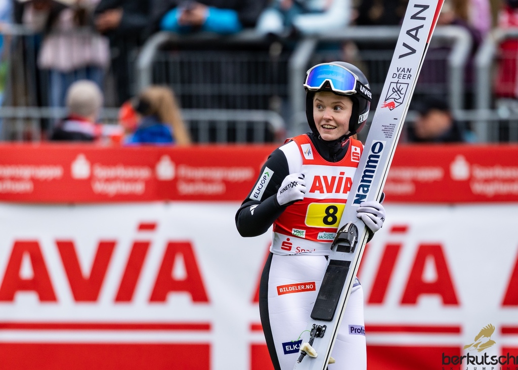 25.10.2026, Vogtland Arena, Klingenthal, GER, FIS Weltcup Ski Sprung, Sommer Grand Prix, Klingenthal, Herren, Teambewerb, im Bild Eirin Maria Kvandal (NOR) // Eirin Maria Kvandal (NOR) during the team competition of Ski Jumping Summer Grand Prix of the FIS Ski Jumping World Cup in Klingenthal, Germany on 2026/10/25. EXPA Pictures © 2026, PhotoCredit: EXPA/ Tadeusz Mieczynski