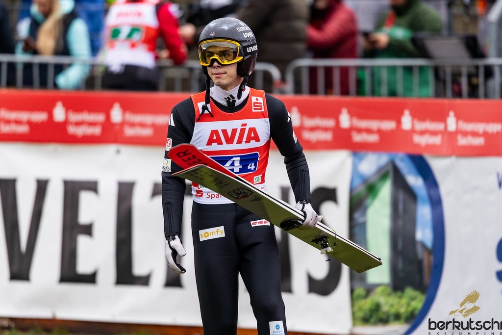 25.10.2026, Vogtland Arena, Klingenthal, GER, FIS Weltcup Ski Sprung, Sommer Grand Prix, Klingenthal, Herren, Teambewerb, im Bild Valentin Foubert (FRA) // Valentin Foubert (FRA) during the team competition of Ski Jumping Summer Grand Prix of the FIS Ski Jumping World Cup in Klingenthal, Germany on 2026/10/25. EXPA Pictures © 2026, PhotoCredit: EXPA/ Tadeusz Mieczynski