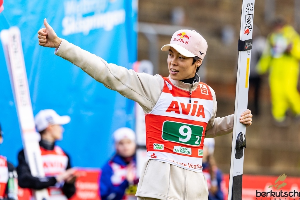 25.10.2026, Vogtland Arena, Klingenthal, GER, FIS Weltcup Ski Sprung, Sommer Grand Prix, Klingenthal, Herren, Teambewerb, im Bild Ryoyu Kobayashi (JPN) // Ryoyu Kobayashi (JPN) during the team competition of Ski Jumping Summer Grand Prix of the FIS Ski Jumping World Cup in Klingenthal, Germany on 2026/10/25. EXPA Pictures © 2026, PhotoCredit: EXPA/ Tadeusz Mieczynski